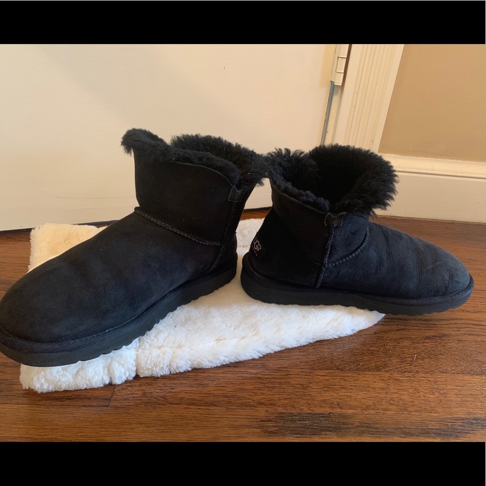 Ugg Mini Bailey Button Genuine Shearling Boot - image 6